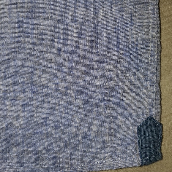 Report Collection Blue Button Down Sz. XL - Picture 4 of 4